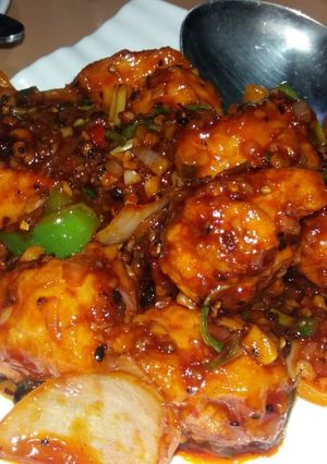 A picture of Pepper chicken.