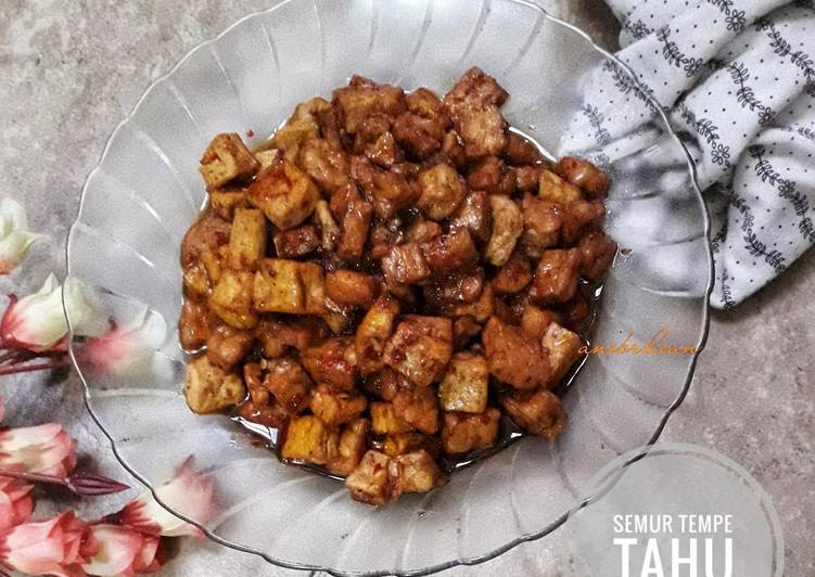 Resep Semur tempe tahu, Lezat Sekali