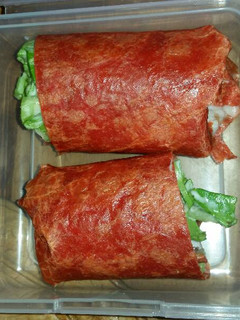 A picture of Chicken Ceasar wrap lunchable.
