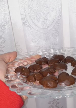 عکسی از دستور شیرینی نخودی شکلاتی خیلی راحت (سکه داماد)