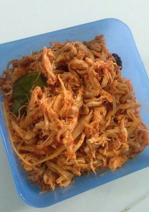 Foto resep Ayam suwir pedas