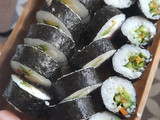Maki Sushi de pepino y zanahoria