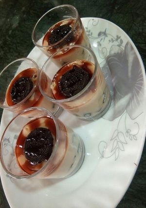 صورة لوصفة تحلية بالبسكويت والكراميل