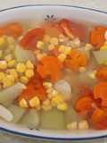 Sup Jagung Wortel dan Labu
