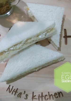 Foto resep Simple Egg Sandwich