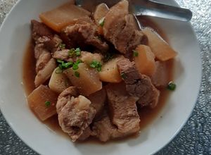 Hình của món Thịt kho củ cải.