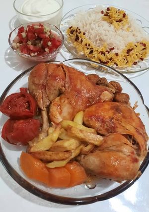 عکسی از دستور خورشت مرغ با سس عالی
