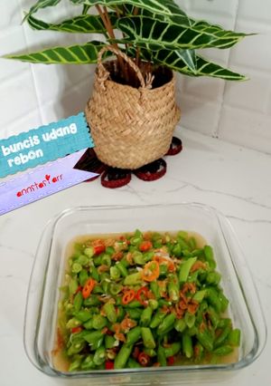 Foto resep Tumis buncis udang rebon