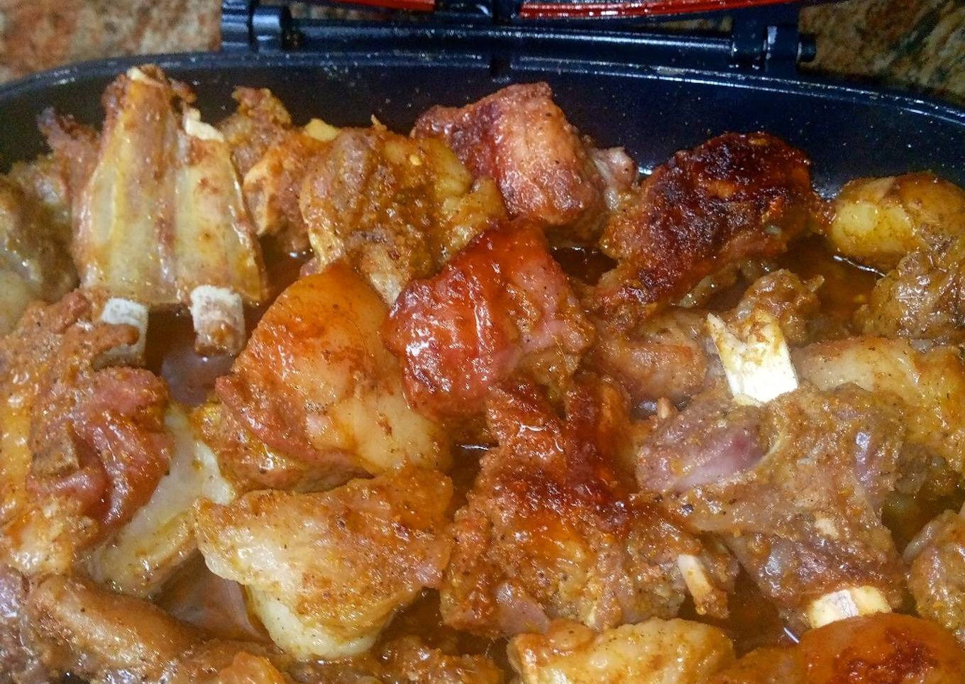 Grilled mutton
