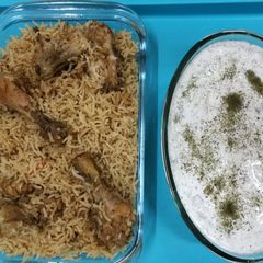 Chicken pulao A picture of Chicken pulao.