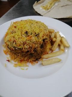 صورة لوصفة برياني لحم 😋
