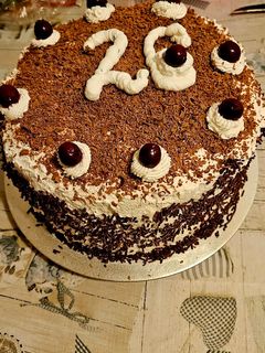 Fekete erdő-torta recept fotója