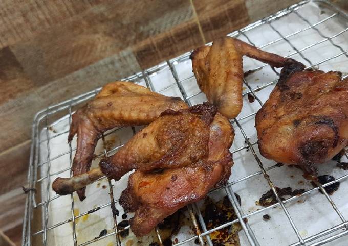 Cara Gampang Menyiapkan Ayam panggang saus doubanjiang Anti Gagal