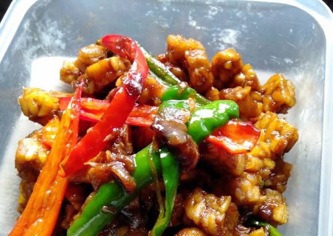 Resep Tempe tumis kecap oleh Qurotul Aini - Cookpad