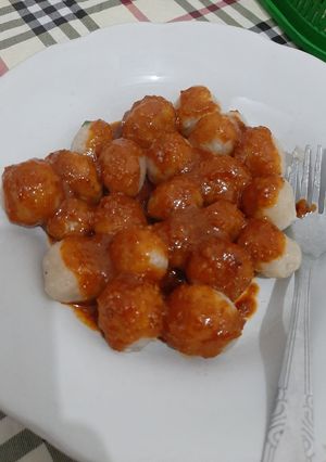 Foto resep Cilok Kuah Kacang