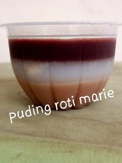 Foto resep Puding roti marie