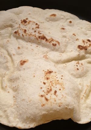 صورة لوصفة خبز الصاج 🥖🌮