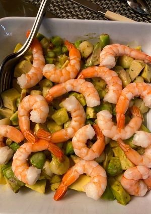 Une photo de Salade à l'avocat