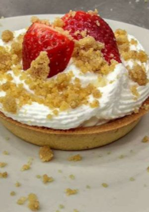 Φωτογραφία της συνταγής Τάρτα με φράουλα 🍓