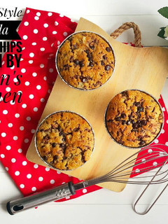 Foto resep Bakery Style Vanilla Chocochips Muffin