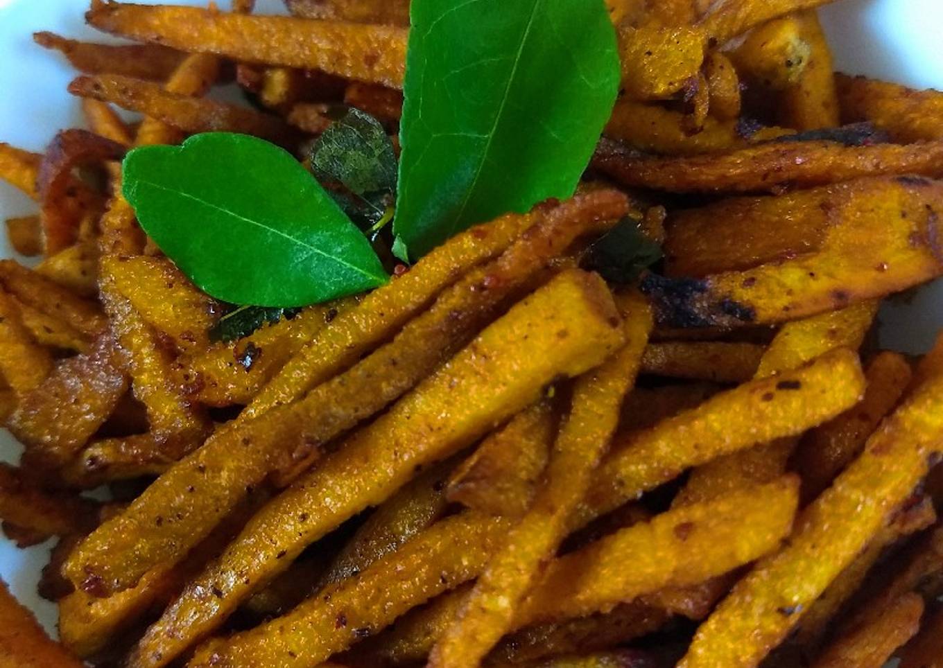 Yam stir fry