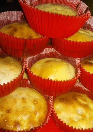 Una foto de Cupcake de manzana verde