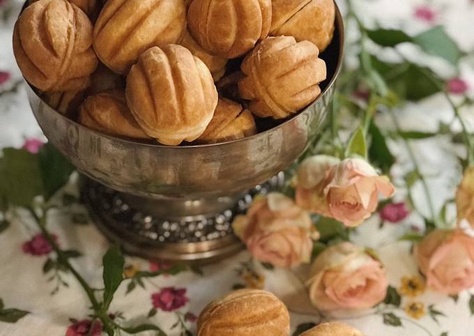 Печенье орешки на сметане