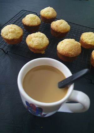 Una foto de Buñuelos de manzana al horno