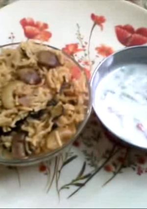 Healthy Mushroom Biriyani(protein rich) செய்முறை முக்கிய புகைப்படம்