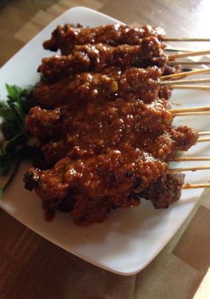 Foto resep Sate Daging Bumbu Pedas