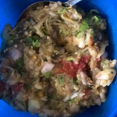 A picture of Aloo-Baingan chokha.