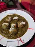 পালং এ ছানার কোফতা (palong e chanar kofta recipe in bengali     )