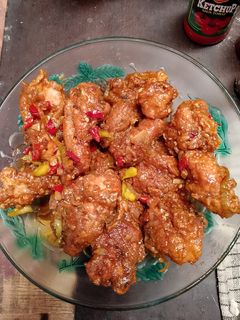 Foto resep Ayam Crispy Bumbu Saus Mentega (Gurih, Asam, Manis)