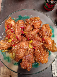 Foto resep Ayam Crispy Bumbu Saus Mentega (Gurih, Asam, Manis)