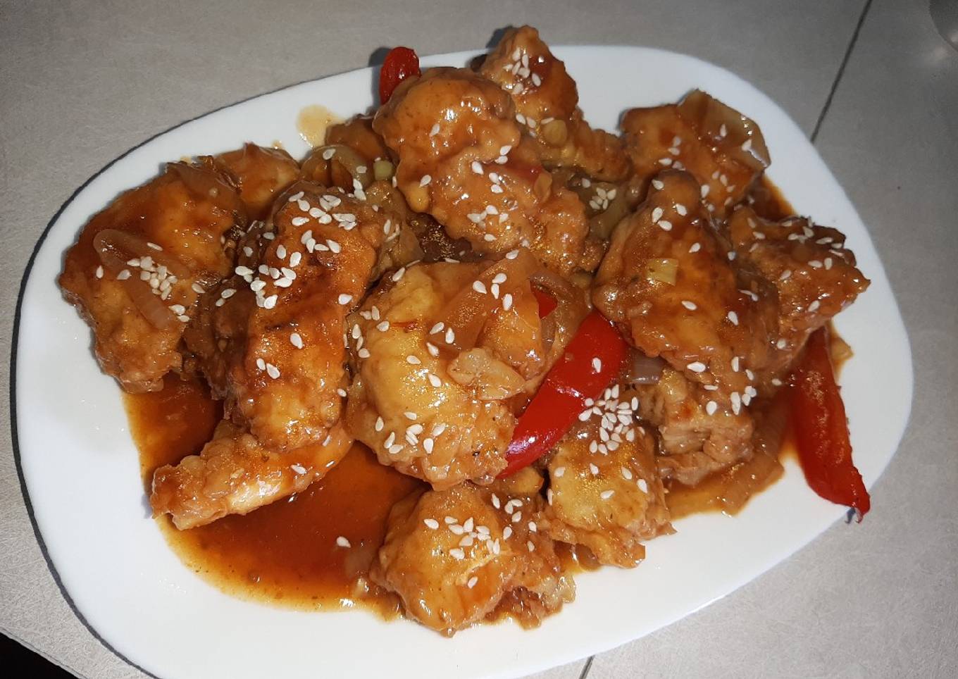 Ayam Goreng Saus Lemon
