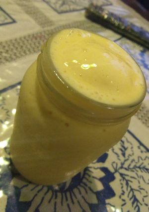 Una foto de Licuado de mango !