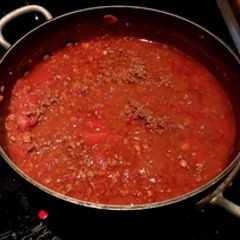 A picture of Bolognese Sauce.