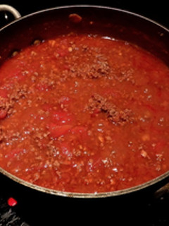 A picture of Bolognese Sauce.