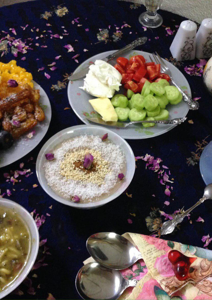 عکسی از دستور افطاری 98