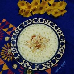 A picture of Sabudana Kheer.