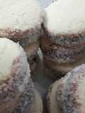 Alfajor de almidón de mandioca