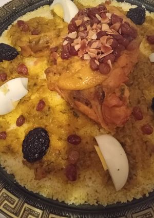 A picture of Moroccan Couscous.