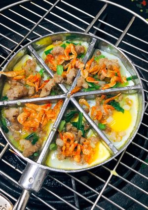 Hình của món Bánh trứng cút nướng.