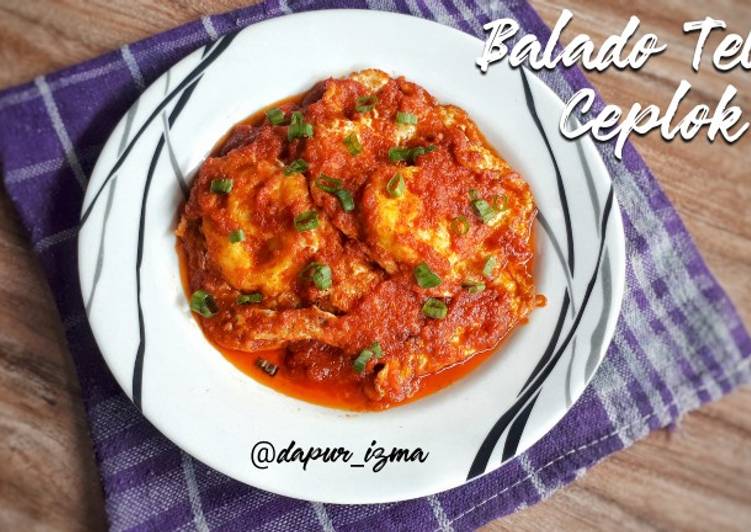 Resep Balado Telur Ceplok | Cara Membuat Balado Telur Ceplok Yang Bisa Manjain Lidah