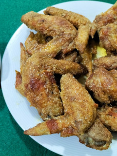 Una foto de Alitas de pollo Buffalo en airfryer