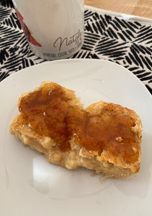 Foto di Tortina alla banana dal cuore morbido senza zucchero