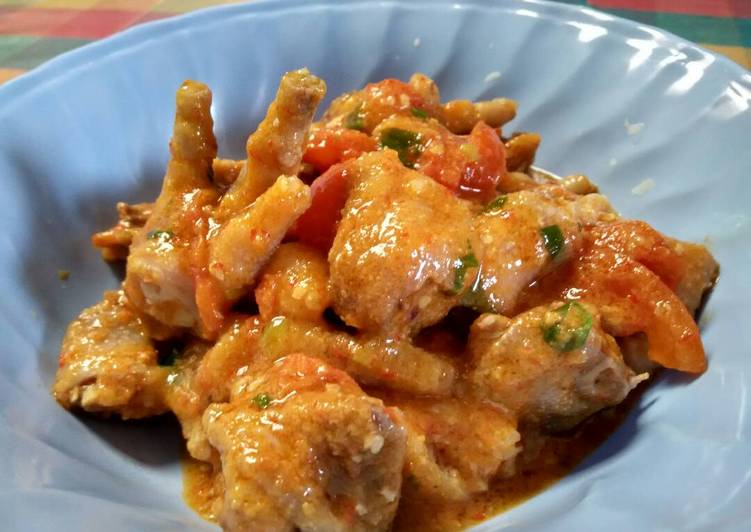 Laker merah (kepala,ceker)