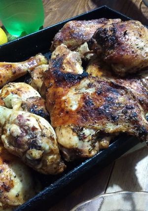 Una foto de Pollo con condimentos (idea)