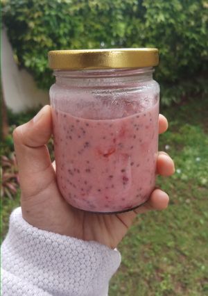 Foto resep Strawberry overnight oatmeal
