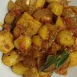 Sambel balado kentang, kikil dan tahu
